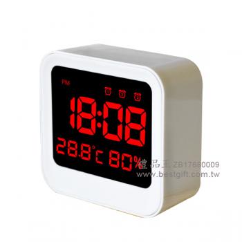 LED溫濕度鬧鐘計時器