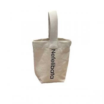 小帆布包手提袋飲料提袋便攜外出隨身手機包